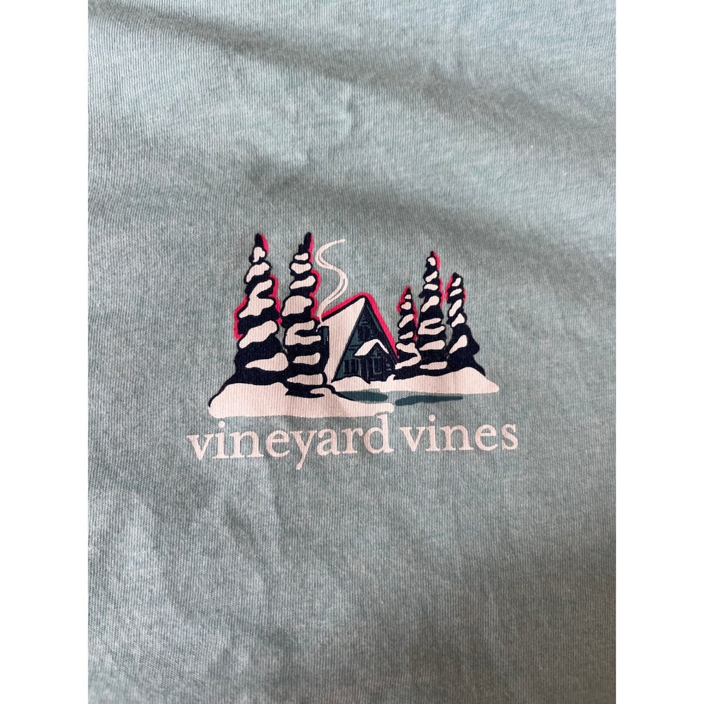 Vineyard Vines Dunes Tee Winter Cabin Shirt - Picture 2 of 9